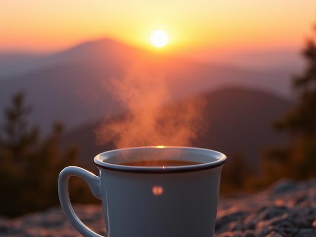 挽きたて豆で淹れるモーニングコーヒー