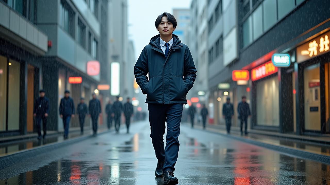 雨の日の外回りスタイル - 防水シューズ、Transit Shell